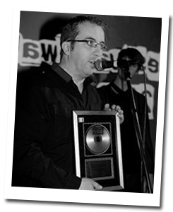 Barry O Neill making a speech on the Awards night